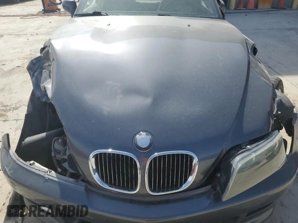 2000 BMW Z3 2.8 with VIN 4USCH3348YLF43514, listed as a Copart auction lot 49419295 with 139,107 mi miles and Salvage title. Bid and sale history available at DreamBid. Image 12.