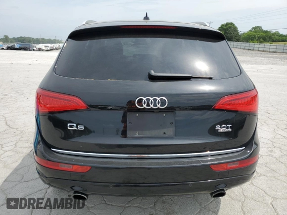 2017 Audi Q5 Premium with VIN WA1C2AFP2HA097106, listed as a Copart auction lot 58935585 with 105,187 mi miles and Salvage title. Bid and sale history available at DreamBid. Image 6.