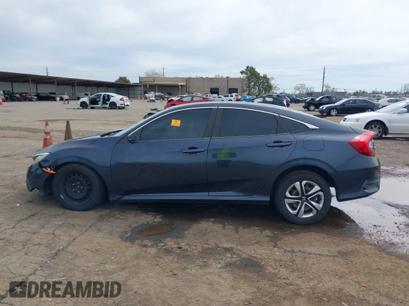 2016 Honda Civic Sedan LX with VIN 19XFC2F55GE222468, listed as a IAAI auction lot 41834508 with 1 mi miles. Bid and sale history available at carsss.com. Image 14.