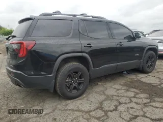 2021 GMC Acadia AT4 with VIN 1GKKNLLS5MZ168635, listed as a Copart auction lot 55988445 with 106,777 mi miles and Salvage title. Bid and sale history available at DreamBid. Image 3.
