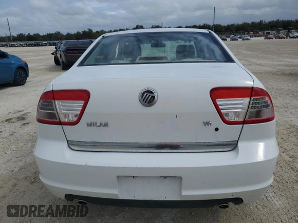 2006 Mercury Milan with VIN 3MEFM07186R641059, listed as a Copart auction lot 79450604 with 101,553 mi miles and Salvage title. Bid and sale history available at DreamBid. Image 6.