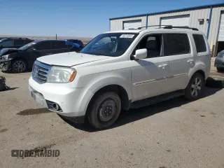2015 Honda Pilot Touring with VIN 5FNYF4H95FB053640, listed as a Copart auction lot 46313065 with 147,216 mi miles and Salvage Title. Bid and sale history available at carsss.com. Image 1.