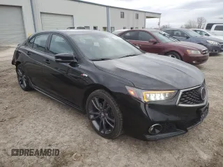 2019 Acura TLX w/A-Spec Pkg with VIN 19UUB3F6XKA005021, listed as a Copart auction lot 46462965 with 84,381 mi miles and Salvage title. Bid and sale history available at DreamBid. Image 4.