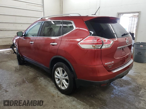 2016 Nissan Rogue S with VIN KNMAT2MTXGP653061, listed as a Copart auction lot 52374665 with 140,219 mi miles and Salvage Title. Bid and sale history available at carsss.com. Image 2.