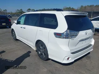 2015 Toyota Sienna SE with VIN 5TDXK3DC4FS566084, listed as a IAAI auction lot 41777561 with 153,002 mi miles and . Bid and sale history available at carsss.com. Image 3.