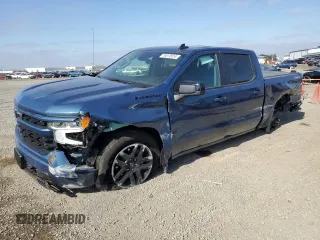 2024 Chevrolet Silverado 1500 RST with VIN 1GCPDEEKXRZ207921, listed as a Copart auction lot 70812624 with 8,207 mi miles and Salvage Title. Bid and sale history available at carsss.com. Image 1.
