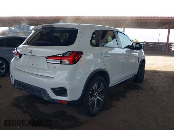 2020 Mitsubishi Outlander ES with VIN JA4AR3AU0LU007700, listed as a IAAI auction lot 42644182 with 52,596 mi miles and . Bid and sale history available at DreamBid. Image 4.