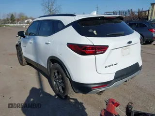 2023 Chevrolet Blazer LT with VIN 3GNKBJRSXPS162712, listed as a IAAI auction lot 42056878 with 52,500 mi miles and . Bid and sale history available at DreamBid. Image 3.
