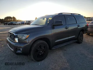 2018 Toyota Sequoia SR5 with VIN 5TDZY5G10JS070916, listed as a Copart auction lot 83809504 with 118,576 mi miles and Salvage Title. Bid and sale history available at carsss.com. Image 1.