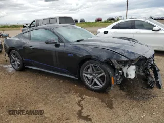 2024 Ford Mustang GT with VIN 1FA6P8CF3R5432009, listed as a Copart auction lot 62908115 with 22,552 mi miles and Salvage title. Bid and sale history available at DreamBid. Image 4.