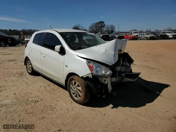 2019 Mitsubishi Mirage SE with VIN ML32A4HJ7KH015452, listed as a Copart auction lot 46350235 with 90,570 mi miles and Salvage Title. Bid and sale history available at carsss.com. Image 10.