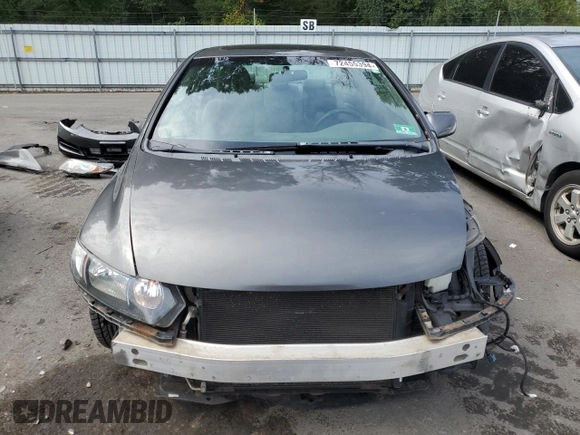 2010 Honda Civic Cpe EX with VIN 2HGFG1B84AH530971, listed as a Copart auction lot 72455394 with 122,357 mi miles and Salvage Title. Bid and sale history available at carsss.com. Image 5.