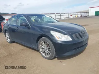 2007 Infiniti G35 Sedan Journey with VIN JNKBV61E47M708504, listed as a IAAI auction lot 42075608 with 185,868 mi miles. Bid and sale history available at carsss.com. Image 1.