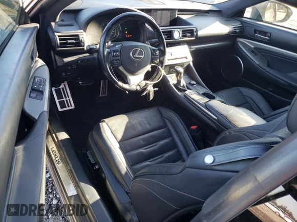 2017 Lexus RC 350 with VIN JTHSE5BCXH5007419, listed as a Copart auction lot 85610644 with 95,810 mi miles and Salvage title. Bid and sale history available at DreamBid. Image 8.