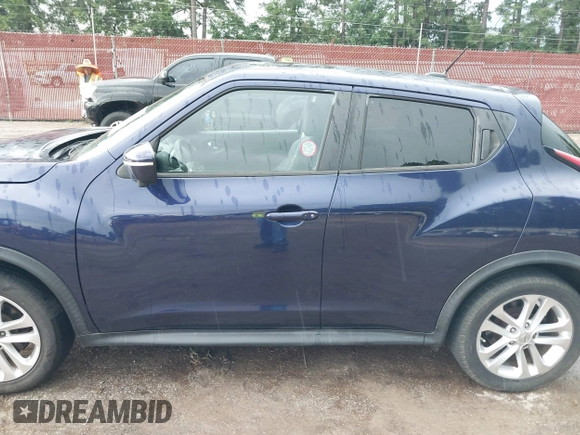 2015 Nissan Juke S with VIN JN8AF5MV3FT557180, listed as a IAAI auction lot 42481409 with 55,490 mi miles and . Bid and sale history available at DreamBid. Image 15.