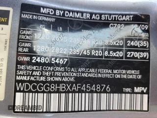 2010 Mercedes-Benz GLK 350 z VIN WDCGG8HBXAF454876, wystawiony jako Copart lot #56906785 z przebiegiem 122 730 mil mil oraz Czysty tytuł • Clean title. Historia ofert i sprzedaży dostępna na DreamBid. Obrazek 13.