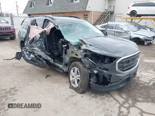 2019 GMC Terrain SLE with VIN 3GKALMEV9KL318796, listed as a IAAI auction lot 41708377 with 106,968 mi miles and . Bid and sale history available at DreamBid. Image 1.
