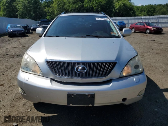 2004 Lexus RX 330 with VIN 2T2HA31U34C029731, listed as a Copart auction lot 58714964 with 109,128 mi miles and Salvage Title. Bid and sale history available at carsss.com. Image 5.