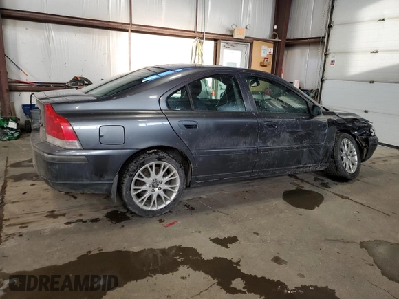 2005 Volvo S60 with VIN YV1RH592952453654, listed as a Copart auction lot 87317074 with 189,846 mi miles and Salvage Title. Bid and sale history available at carsss.com. Image 3.