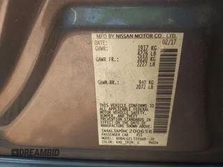 2017 Nissan Altima S with VIN 1N4AL3AP0HC200658, listed as a IAAI auction lot 42596485 with Not provided miles and . Bid and sale history available at DreamBid. Image 9.
