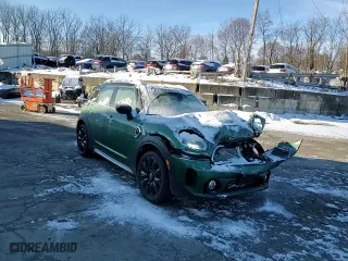 2023 MINI Countryman Cooper S with VIN WMZ53BR00P3R14737, listed as a Copart auction lot 85615774 with 21,653 mi miles and Salvage Title. Bid and sale history available at carsss.com. Image 10.