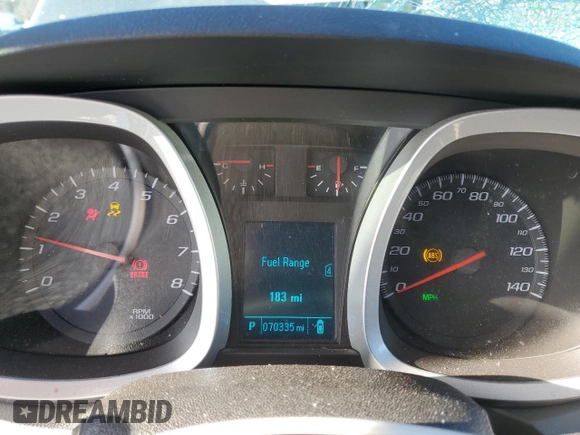 2012 Chevrolet Equinox 1LT z VIN 2GNFLDE51C6285940, wystawiony jako Copart lot #47939045 z przebiegiem 70 335 mil mil oraz Szkoda całkowita • Salvage title. Historia ofert i sprzedaży dostępna na DreamBid. Obrazek 9.