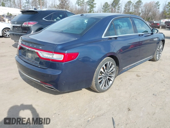 2017 Lincoln Continental Reserve with VIN 1LN6L9NP0H5627027, listed as a IAAI auction lot 41705519 with 127,472 mi miles and . Bid and sale history available at DreamBid. Image 4.
