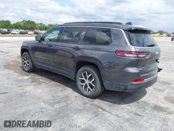 2024 Jeep Grand Cherokee Limited with VIN 1C4RJKBG7R8602211, listed as a IAAI auction lot 42182703 with 14,988 mi miles and . Bid and sale history available at DreamBid. Image 3.