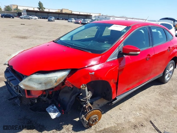 2014 Ford Focus SE with VIN 1FADP3F28EL397380, listed as a IAAI auction lot 41847517 with 111,216 mi miles. Bid and sale history available at carsss.com. Image 6.