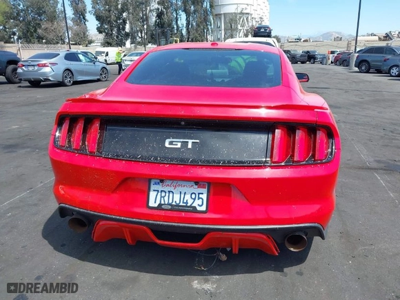 2016 Ford Mustang GT with VIN 1FA6P8CFXG5252944, listed as a IAAI auction lot 42002882 with 75,654 mi miles. Bid and sale history available at carsss.com. Image 16.