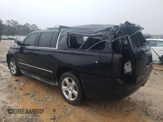 2015 Chevrolet Suburban LT with VIN 1GNSCJKC4FR295886, listed as a Copart auction lot 50192425 with 0 mi miles and Salvage Title. Bid and sale history available at carsss.com. Image 2.