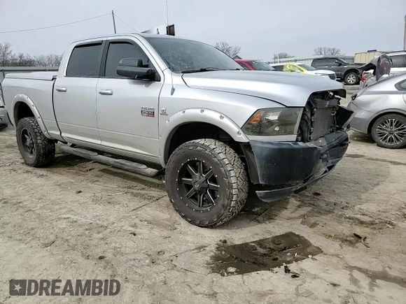 2011 Ram 2500 SLT with VIN 3D7UT2CL5BG593286, listed as a Copart auction lot 45127025 with 209,070 mi miles and Salvage title. Bid and sale history available at DreamBid. Image 11.