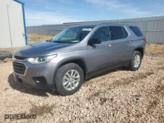 2018 Chevrolet Traverse LS with VIN 1GNERFKW6JJ110988, listed as a Copart auction lot 48523955 with 62,211 mi miles and Salvage Title. Bid and sale history available at carsss.com. Image 1.