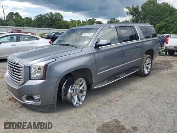 2019 GMC Yukon XL SLT z VIN 1GKS1GKC0KR325305, wystawiony jako Copart lot #56219325 z przebiegiem 136 295 mil mil oraz Szkoda całkowita • Salvage title. Historia ofert i sprzedaży dostępna na DreamBid. Obrazek 1.