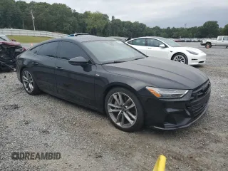 2023 Audi A7 Prestige with VIN WAUV2BF28PN042818, listed as a Copart auction lot 70894594 with 5,486 mi miles and Salvage Title. Bid and sale history available at carsss.com. Image 4.
