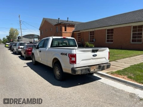 2019 Ford F-150 XL with VIN 1FTFX1E59KKE52391, listed as a Copart auction lot 52973455 with 144,589 mi miles and Clean Title. Bid and sale history available at carsss.com. Image 3.