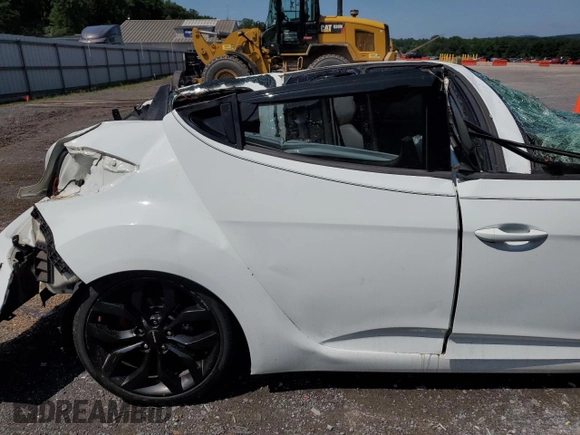 2012 Hyundai Veloster w/Gray Int with VIN KMHTC6AD7CU079622, listed as a Copart auction lot 61910075 with 190,746 mi miles and Salvage title. Bid and sale history available at DreamBid. Image 10.