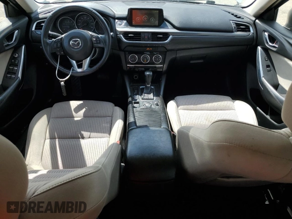 2016 Mazda 6 i Sport with VIN JM1GJ1U55G1450657, listed as a Copart auction lot 48777975 with 109,007 mi miles and Salvage Title. Bid and sale history available at DreamBid. Image 8.