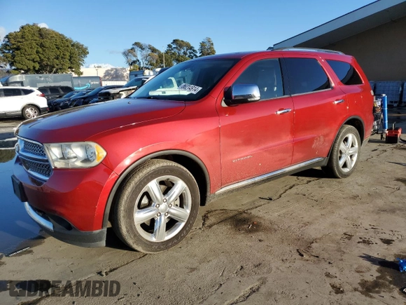 2011 Dodge Durango Citadel z VIN 1D4RE5GG6BC598642, wystawiony jako Copart lot #86214914 z przebiegiem 130 048 mil mil oraz Szkoda całkowita • Salvage title. Historia ofert i sprzedaży dostępna na DreamBid. Obrazek 1.