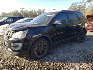 2017 Ford Explorer XLT with VIN 1FM5K7D82HGC18335, listed as a Copart auction lot 81542364 with 58,888 mi miles and Salvage Title. Bid and sale history available at carsss.com. Image 1.