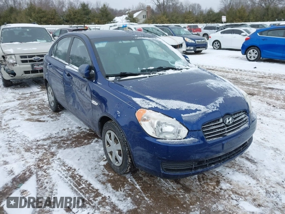 2007 Hyundai Accent GLS with VIN KMHCN46C17U103319, listed as a IAAI auction lot 41620787 with 65,291 mi miles. Bid and sale history available at carsss.com. Image 1.