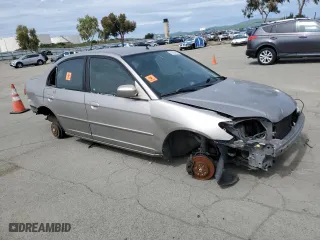 2004 Honda Civic Hybrid with VIN JHMES95684S006204, listed as a Copart auction lot 49134895 with 0 mi miles and Salvage Title. Bid and sale history available at carsss.com. Image 4.