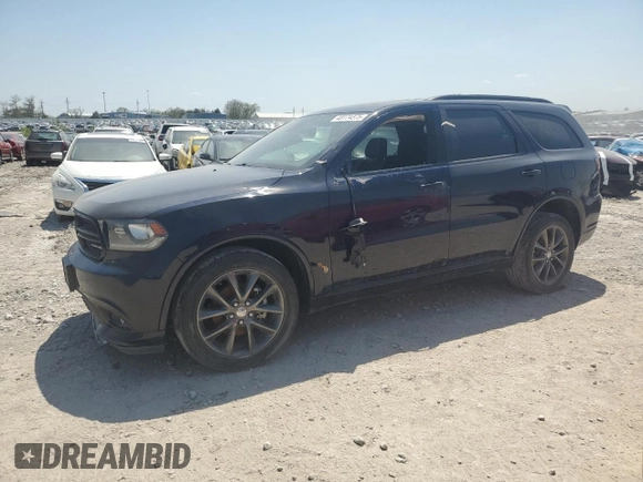 2018 Dodge Durango GT z VIN 1C4RDJDG2JC330537, wystawiony jako Copart lot #48174375 z przebiegiem 46 456 mil mil oraz Szkoda całkowita • Salvage title. Historia ofert i sprzedaży dostępna na DreamBid. Obrazek 1.