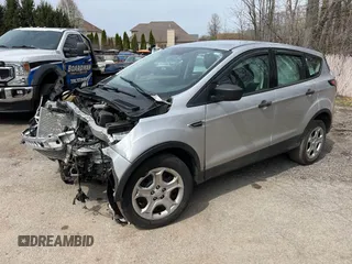 2018 Ford Escape S with VIN 1FMCU0F77JUC56681, listed as a IAAI auction lot 42043066 with 146,274 mi miles. Bid and sale history available at carsss.com. Image 2.