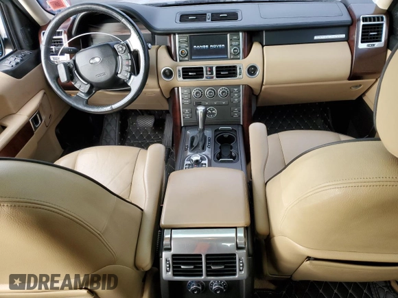 2011 Land Rover Range Rover HSE with VIN SALME1D42BA356848, listed as a Copart auction lot 59498275 with 110,260 mi miles and Non repairable. Bid and sale history available at DreamBid. Image 8.