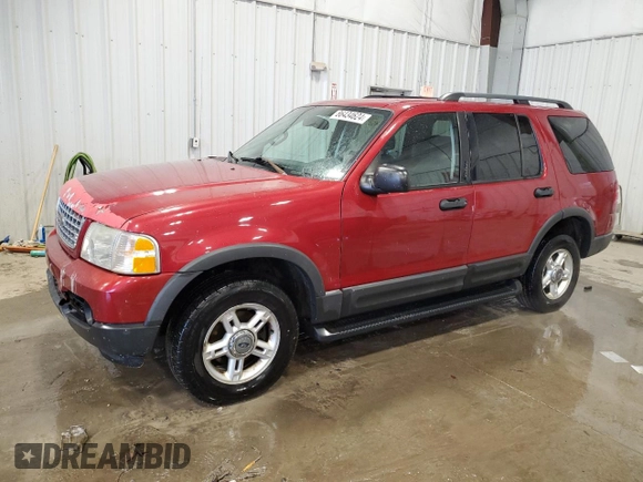 2003 Ford Explorer XLT with VIN 1FMZU73K43ZA96423, listed as a Copart auction lot 86434624 with 193,098 mi miles and Clean title. Bid and sale history available at DreamBid. Image 1.