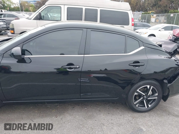 2025 Nissan Sentra SV with VIN 3N1AB8CV1SY243431, listed as a IAAI auction lot 41885210 with 1,325 mi miles and . Bid and sale history available at DreamBid. Image 14.
