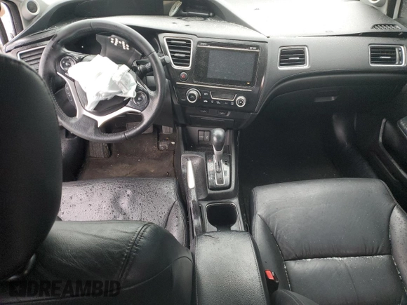 2015 Honda Civic EX-L with VIN 19XFB2F96FE021585, listed as a Copart auction lot 50230195 with 134,260 mi miles and Salvage Title. Bid and sale history available at DreamBid. Image 8.