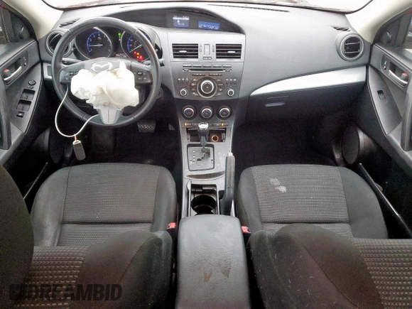 2013 Mazda 3 i Touring with VIN JM1BL1V74D1767779, listed as a Copart auction lot 54360115 with 120,405 mi miles and Salvage title. Bid and sale history available at DreamBid. Image 8.