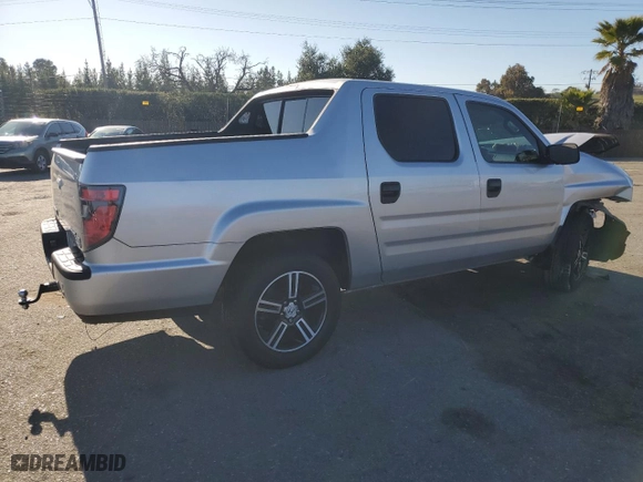 2013 Honda Ridgeline Sport with VIN 5FPYK1F71DB011482, listed as a Copart auction lot 42923385 with 130,382 mi miles and Salvage Title. Bid and sale history available at carsss.com. Image 3.
